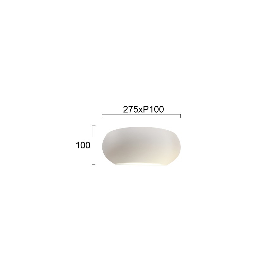 Applique murale ANITA 1xE27/20W/230V blanche