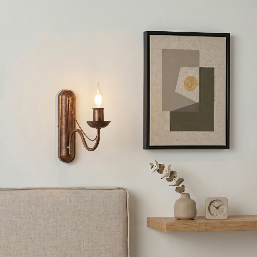 Applique murale ANTON 1xE14/60W/230V bronze