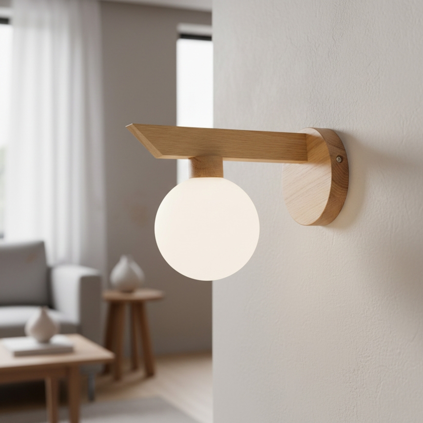 Applique murale ANTONIO 1xG9/5W/230V chêne/blanc