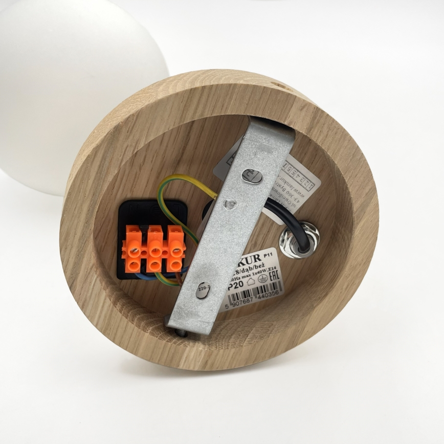 Applique murale ANTONIO 1xG9/5W/230V chêne/blanc