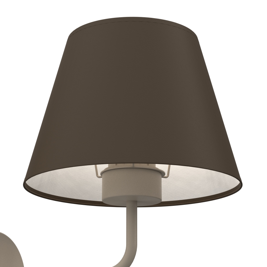 Applique murale ARDEN 1xE27/15W/230V beige/marron