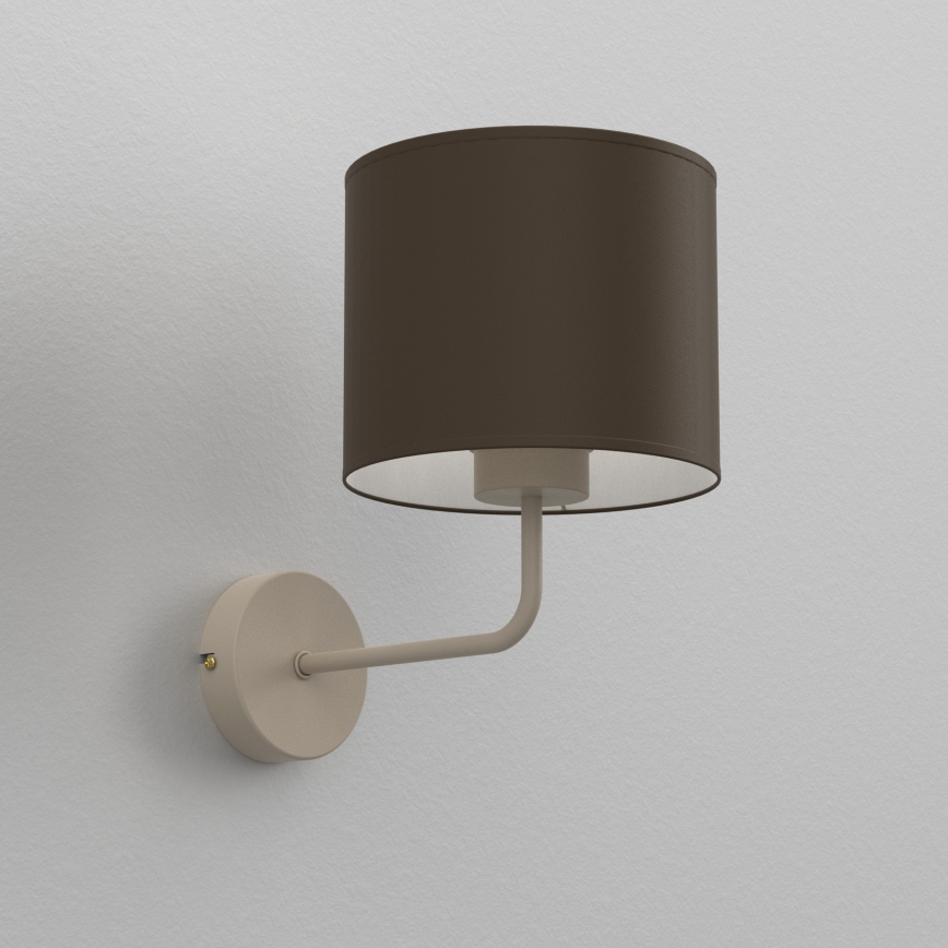 Applique murale ARDEN 1xE27/15W/230V beige/marron