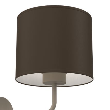 Applique murale ARDEN 1xE27/15W/230V beige/marron