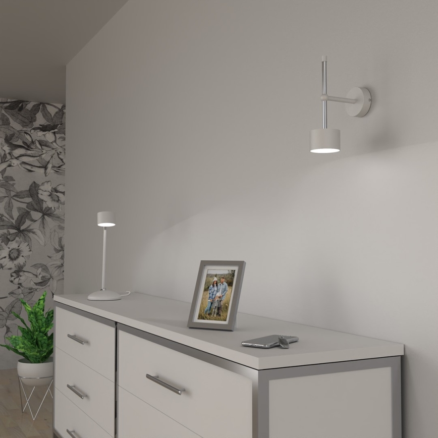 Applique murale ARENA 1xGX53/11W/230V blanc/chrome brillant