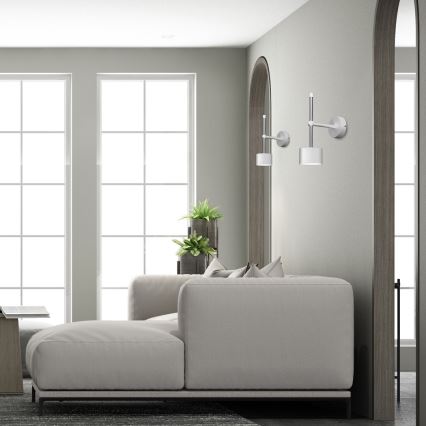 Applique murale ARENA 1xGX53/11W/230V blanc/chrome brillant