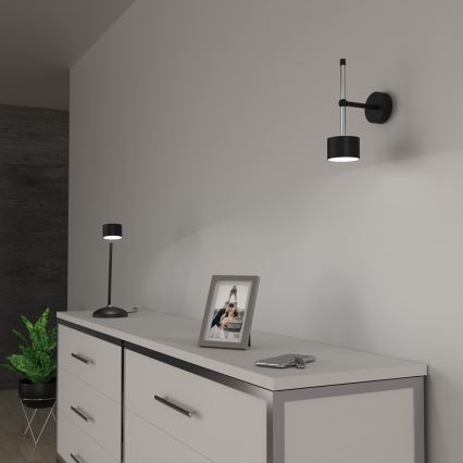 Applique murale ARENA 1xGX53/11W/230V noir/chrome brillant