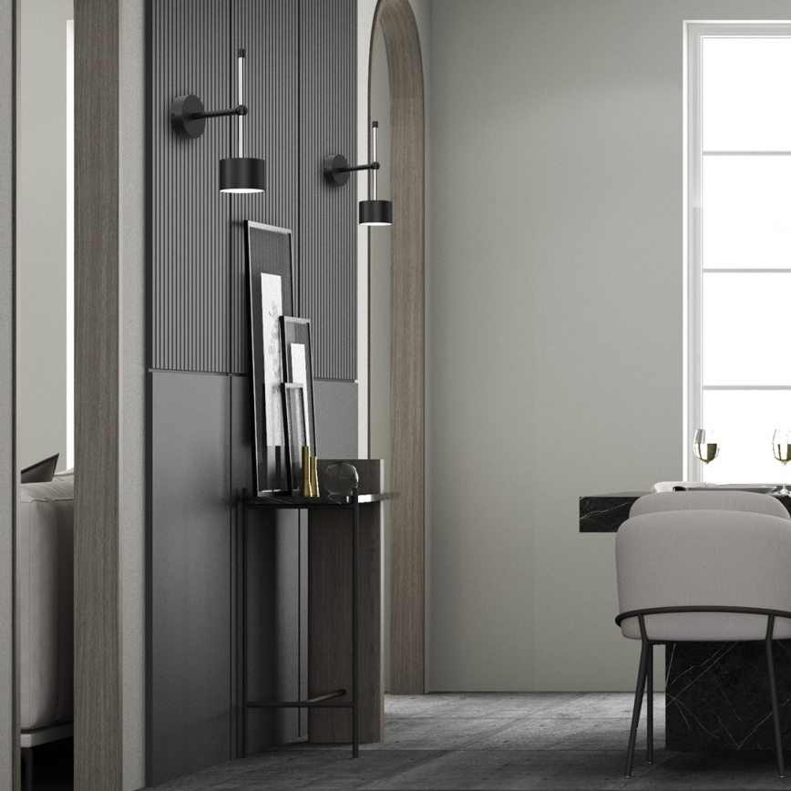 Applique murale ARENA 1xGX53/11W/230V noir/chrome brillant
