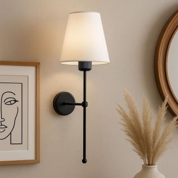 Applique murale ASPARAGUS 1xE27/40W/230V noir/crème