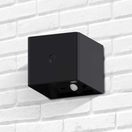 Applique murale tactile à intensité variable avec détecteur MIRI LED/2,5W/3,7V 3000/4000/6400K 4000 mAh noir