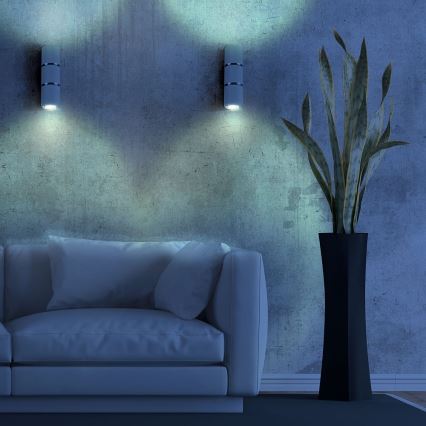 Applique murale BAMBOO 2xGU10/10W/230V blanc