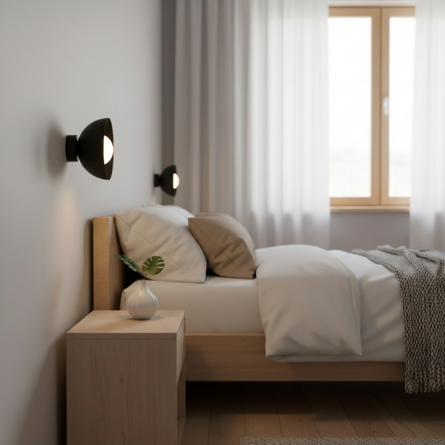 Applique murale BIBI 1xG9/8W/230V noire