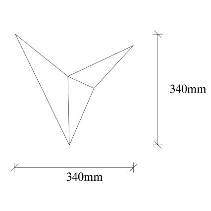 Applique murale BIRD 1xG9/5W/230V doré