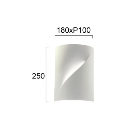Applique murale BLANC 2xE14/10W/230V blanche