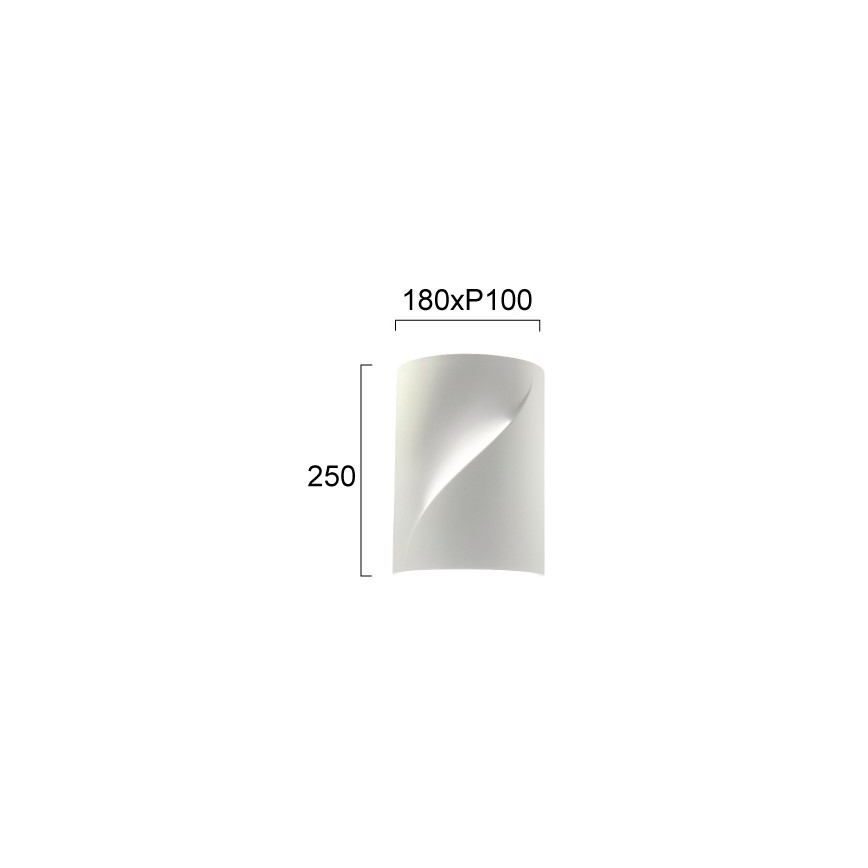 Applique murale BLANC 2xE14/10W/230V blanche