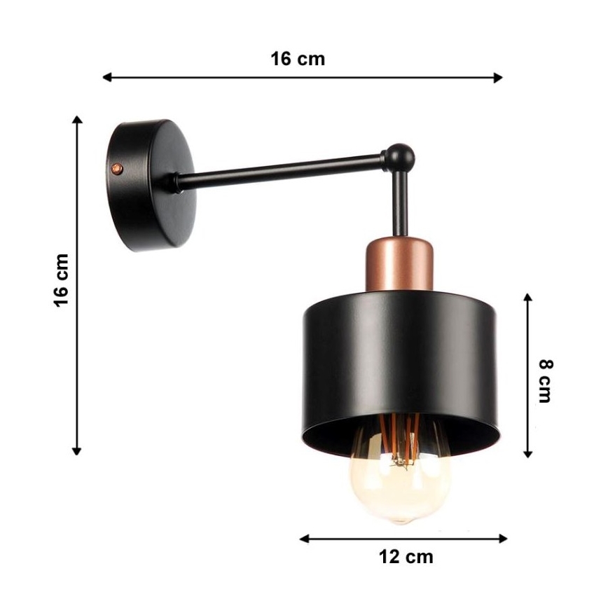 Applique murale BODO 1xE27/60W/230V