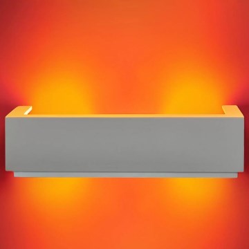 Applique murale BRICK 2xE14/12W/230V plâtre/blanc