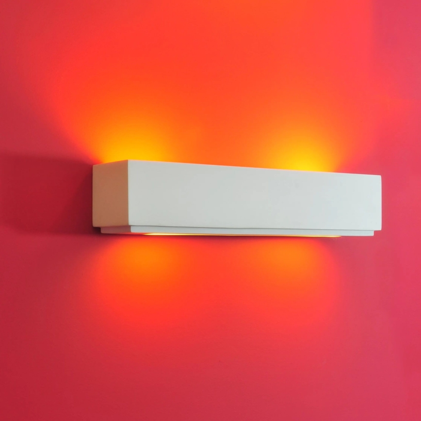 Applique murale BRICK 2xE14/12W/230V plâtre/blanc