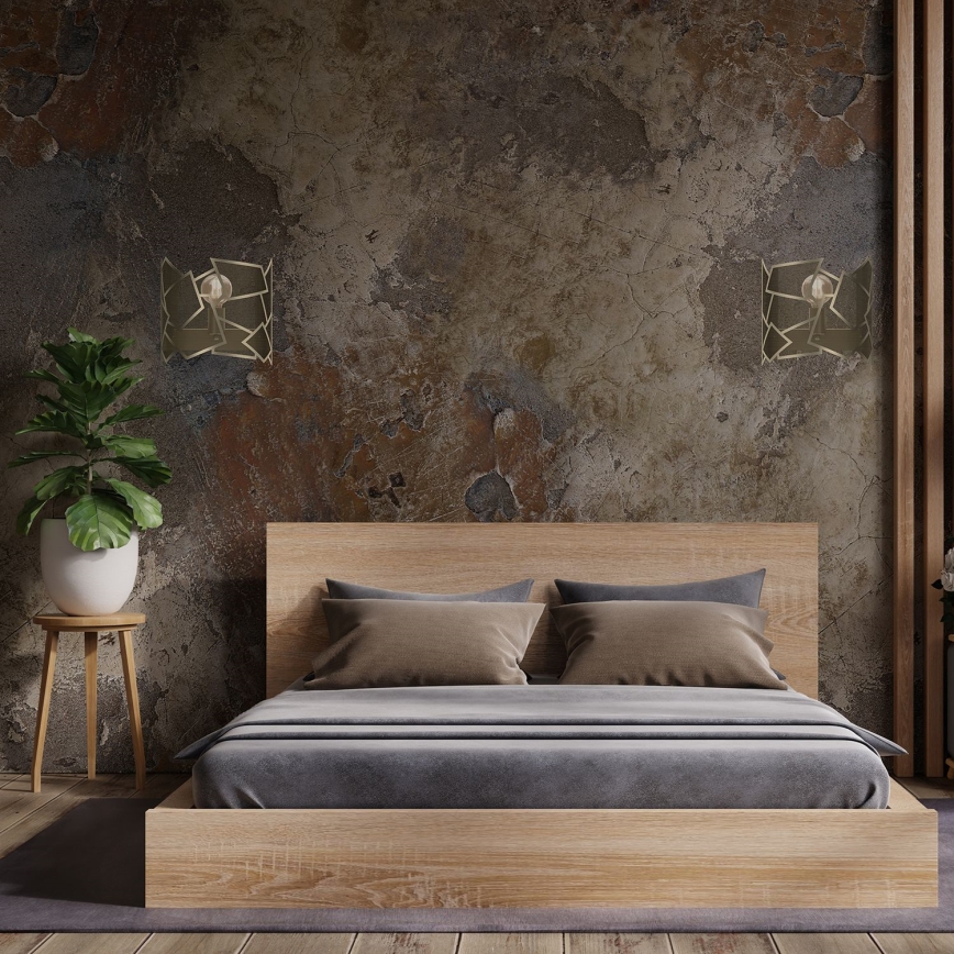 Applique murale CAMO 1xE27/15W/230V doré