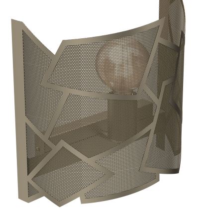 Applique murale CAMO 1xE27/15W/230V doré