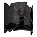 Applique murale CAMO 1xE27/15W/230V noir
