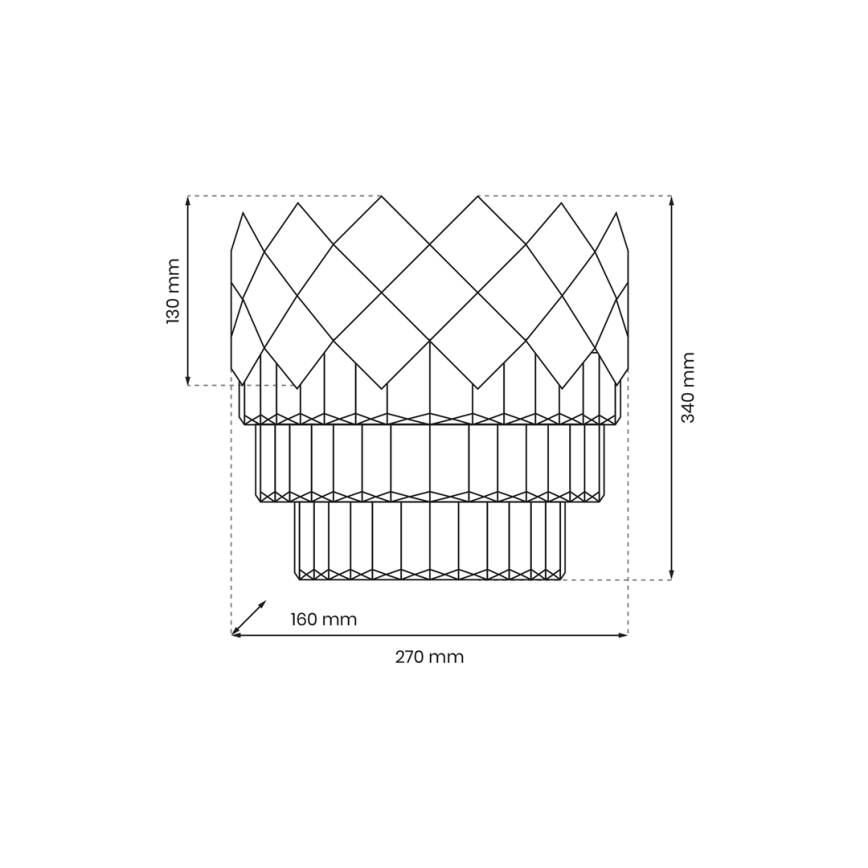 Applique murale CARISMA 2xE14/40W/230V chrome brillant