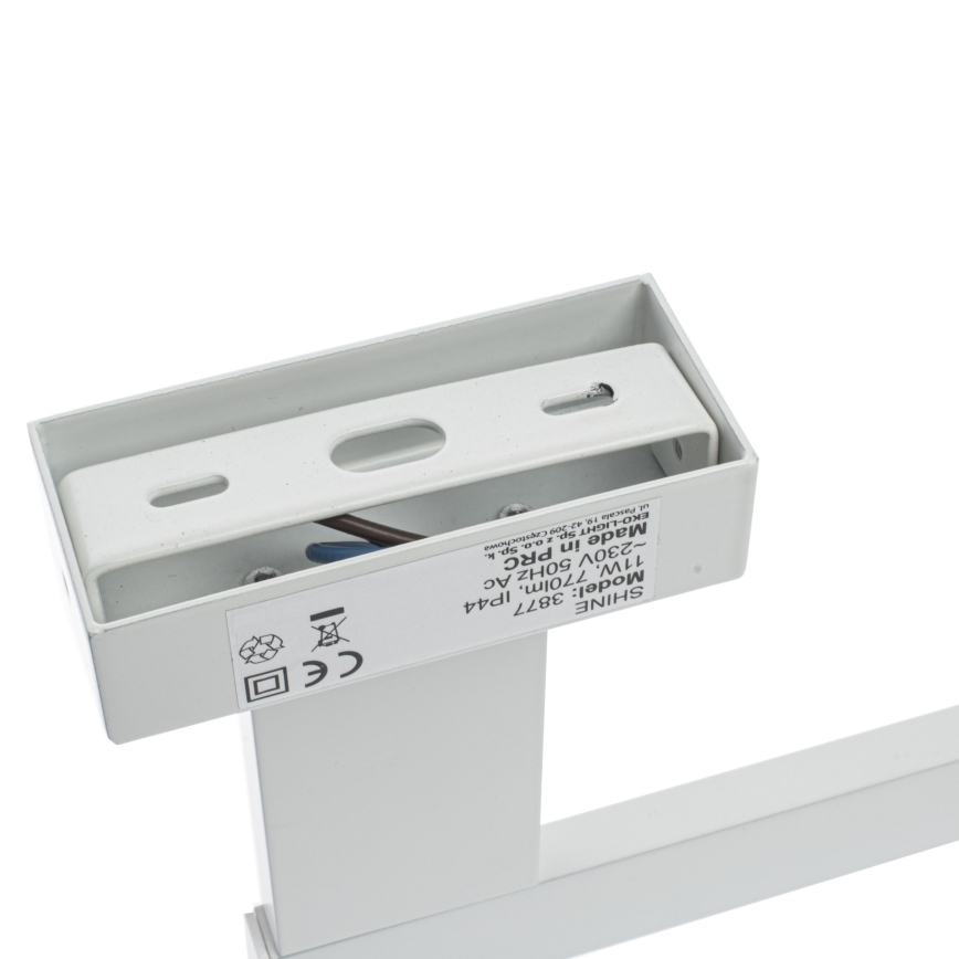 Applique murale de salle de bains SHINE LED/11W/230V 45 cm IP44 blanche