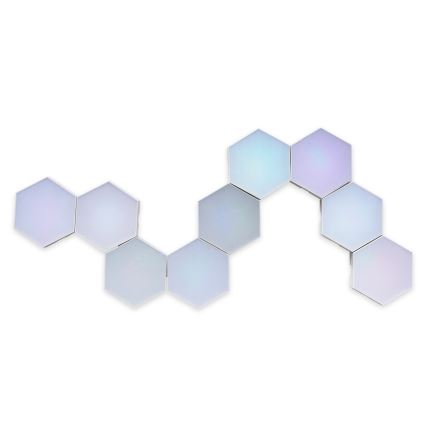 LOT 9x Applique murale décorative RGBW à intensité variable MAYA LED/1W/230V + Télécommande