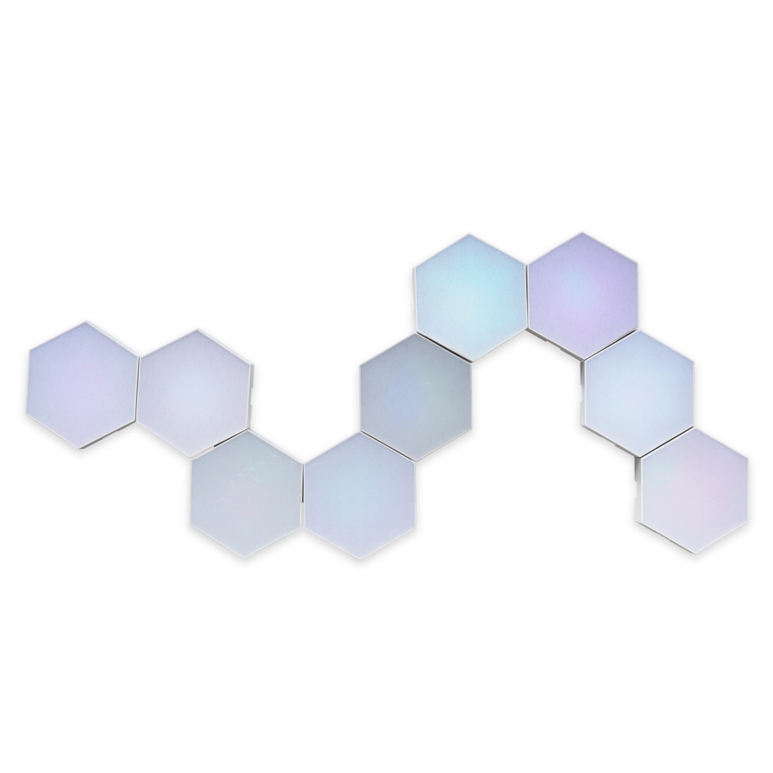 LOT 9x Applique murale décorative RGBW à intensité variable MAYA LED/1W/230V + Télécommande