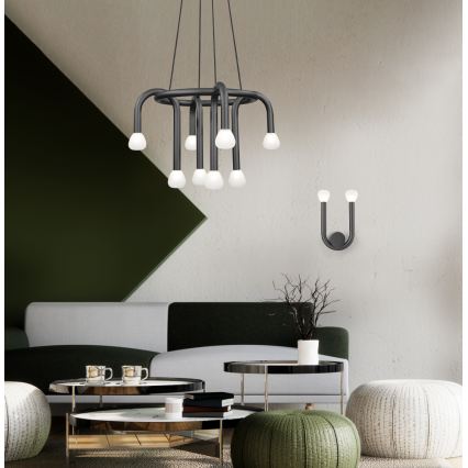Applique murale DELORI 2xG9/28W/230V noire