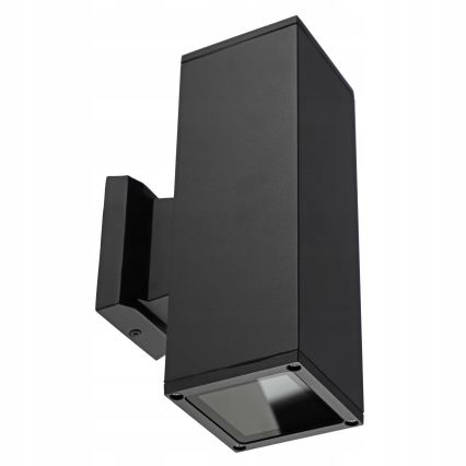 Applique murale d'extérieur 2xGU10/35W/230V IP54 noire