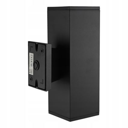 Applique murale d'extérieur 2xGU10/35W/230V IP54 noire