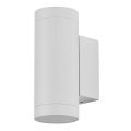 Applique murale d'extérieur 2xGU10/40W/230V IP54 blanc