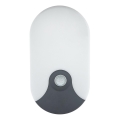 Applique murale d'extérieur à LED avec détecteur de mouvement LED/18W/230V IP44 anthracite