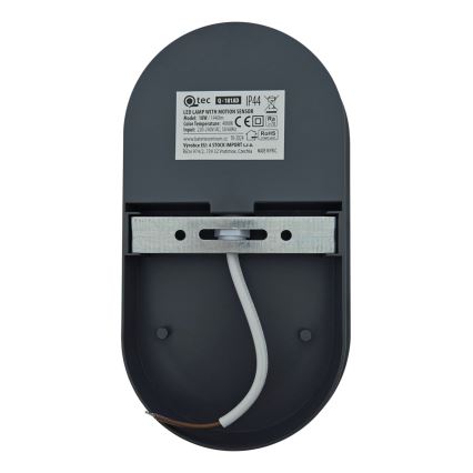 Applique murale d'extérieur à LED avec détecteur de mouvement LED/18W/230V IP44 anthracite