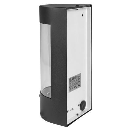 Applique murale d'extérieur avec détecteur de mouvement 1xE27/15W/230V IP44 noire