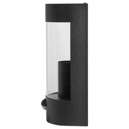 Applique murale d'extérieur avec détecteur de mouvement 1xE27/15W/230V IP44 noire