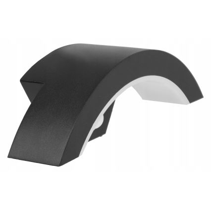 Applique murale extérieure LED avec détecteur de mouvement LED/10W/230V IP54 noire