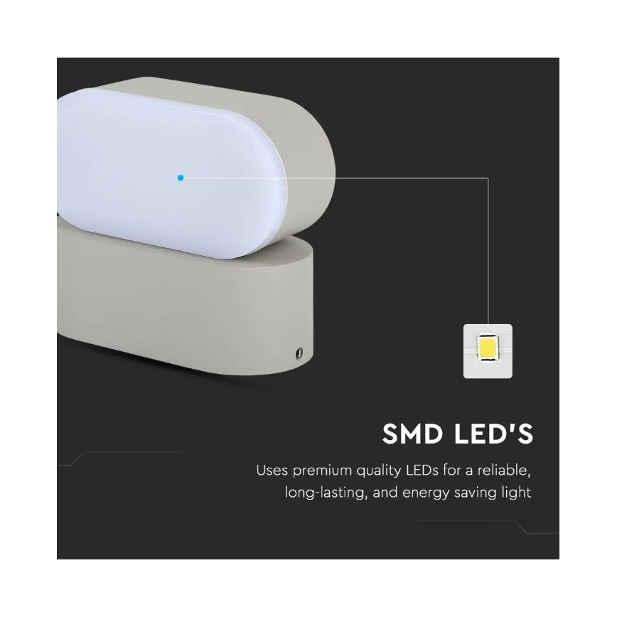 Applique murale d'extérieur flexible LED/5W/230V IP65