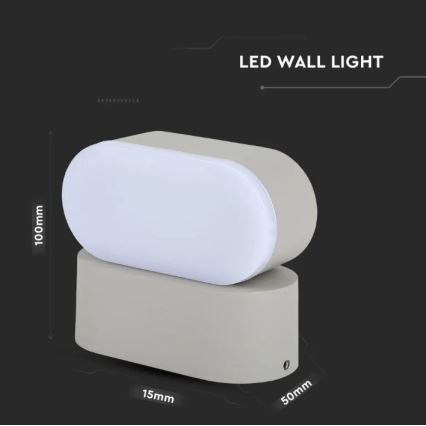 Applique murale d'extérieur flexible LED/5W/230V IP65