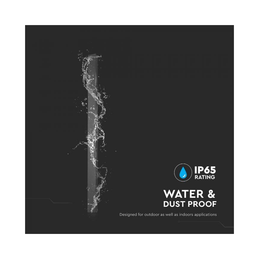 Applique murale d'extérieur LED/10W/230V 4000K IP65 51 cm anthracite