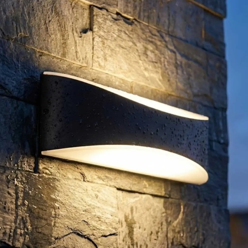 Applique murale d'extérieur LED/10W/230V IP65 noire