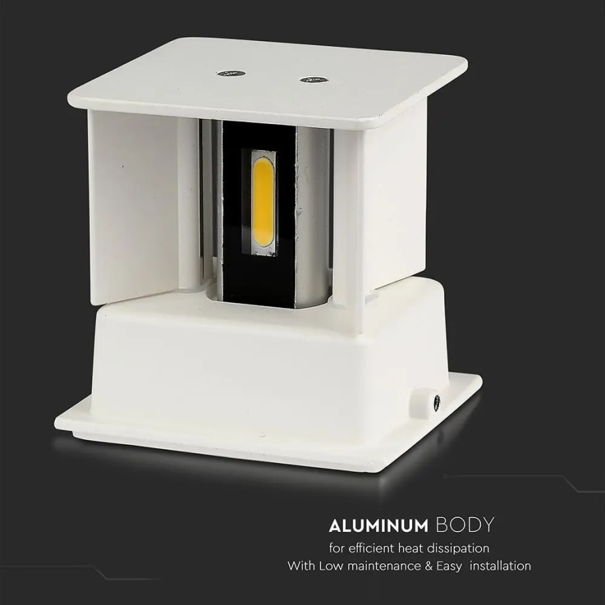 Applique murale d'extérieur LED/11W/230V 3000K IP65 blanc