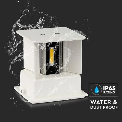 Applique murale d'extérieur LED/11W/230V 3000K IP65 blanc