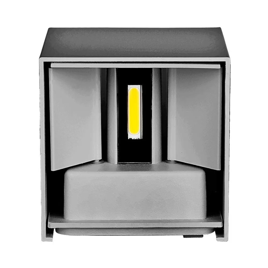 Applique murale d'extérieur LED/11W/230V 3000K IP65 gris