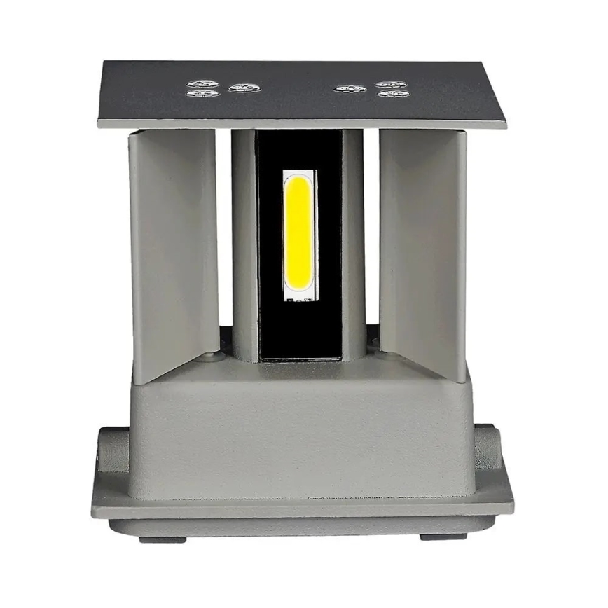 Applique murale d'extérieur LED/11W/230V 3000K IP65 gris