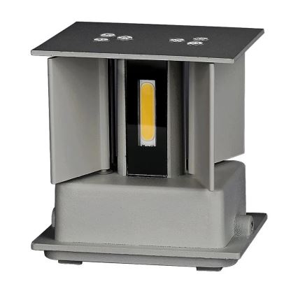 Applique murale d'extérieur LED/11W/230V 3000K IP65 gris