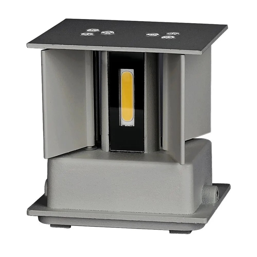 Applique murale d'extérieur LED/11W/230V 3000K IP65 gris