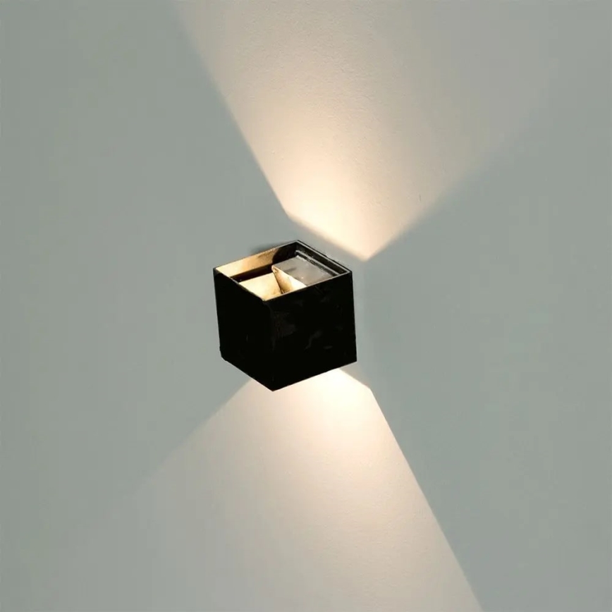Applique murale d'extérieur LED/11W/230V 3000K IP65 noir
