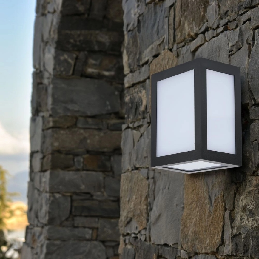 Applique murale d'extérieur LED/12W/230V 3000K IP65 noire