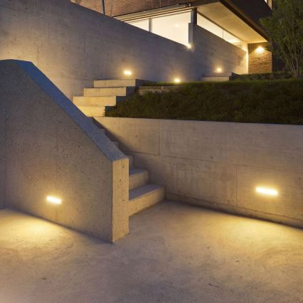 Applique murale d'extérieur LED/20W/230V 3000K IP65 gris